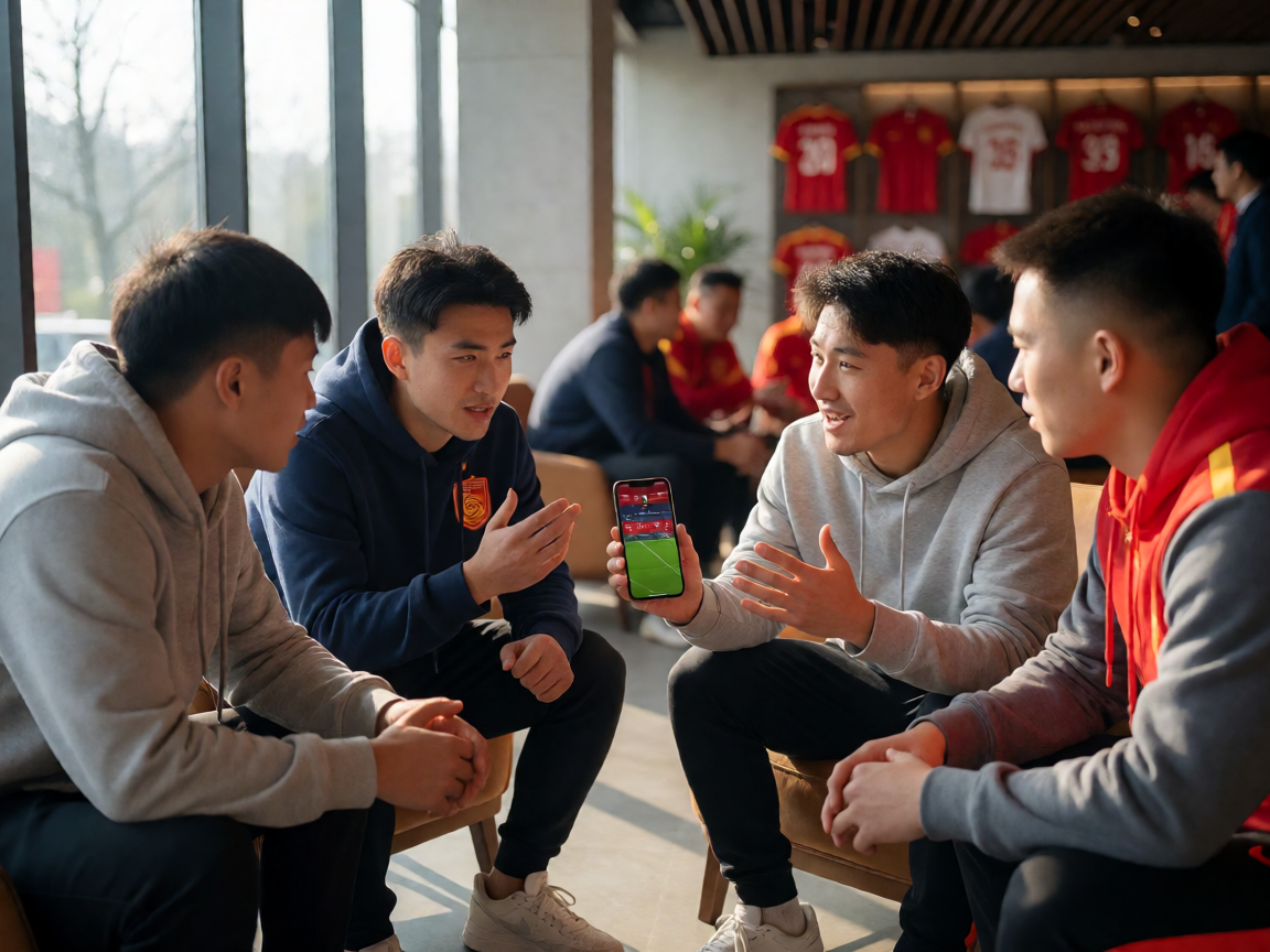 球迷社区互动与讨论场景示意
